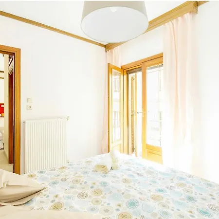 Center 7Min 95Sqm 2Bdr 2Ndfloor 2Ac Optical Fiber 2 Smarttv Marble Wc Moschitos Nets Netflix Thessaloniki